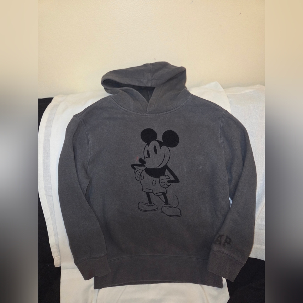 GAP x DISNEY Kids UNISEX Dark Gray Mickey Mouse Sweatsuit Size medium